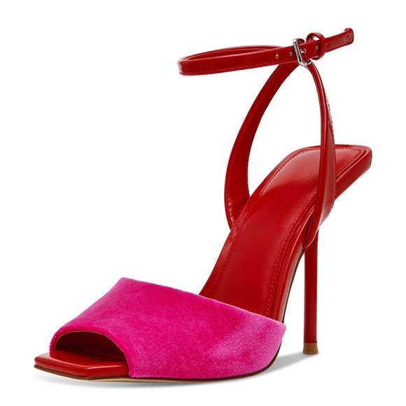 Steve Madden Shoes - Steve Madden Red and Pink Open Toe Heels